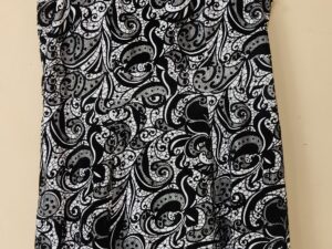 Black and White Swirl Dress